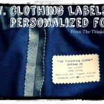DIY Clothing Labels with Personalized Font via The Thinking Closet