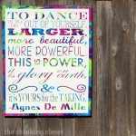 D.I.Y. Subway Art Canvas: Tutorial & Free Cut File | The Thinking Closet