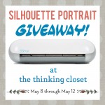 Silhouette Portrait Giveaway at The Thinking Closet - May 8 - 12