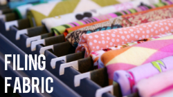 Filing Fabric & Fabric Organization Round-Up via The Thinking Closet