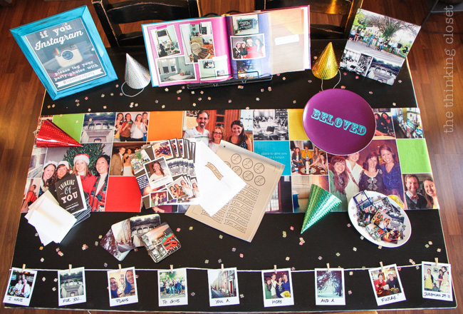 Instagram-Themed Graduation Party {in a box}!  Sending love through the mail....  via thinkingcloset.com