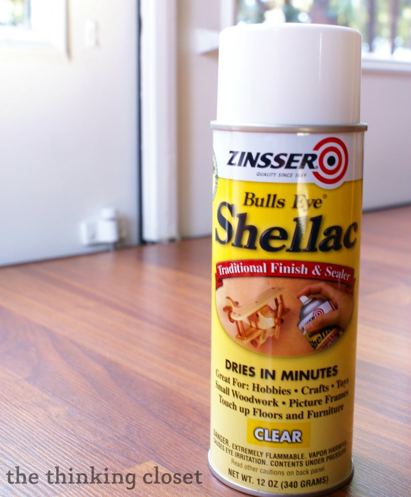Spray Shellac. Spray Shellac.