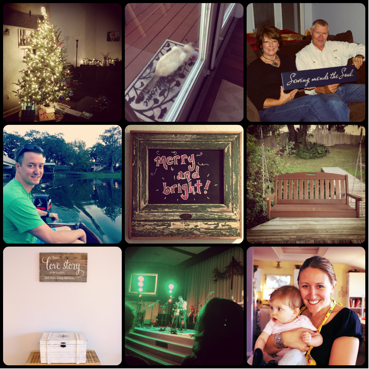 Christmas Photo Collage by The Thinking Closet