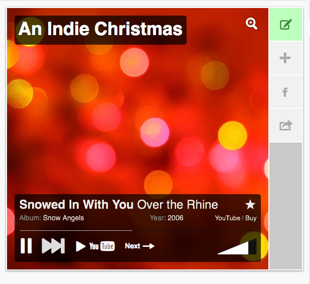 An Indie Christmas: Free Mix & Printable