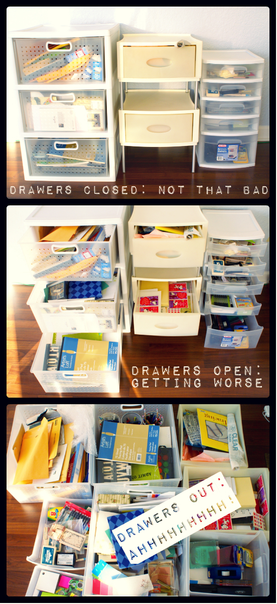 Craft Drawer Organization for the Budget Savvy