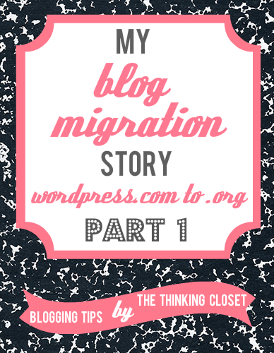 My Blog Migration Story: Part 1