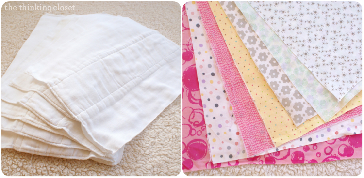 Summer Fabrics Pick 2 Burp Cloth Sets