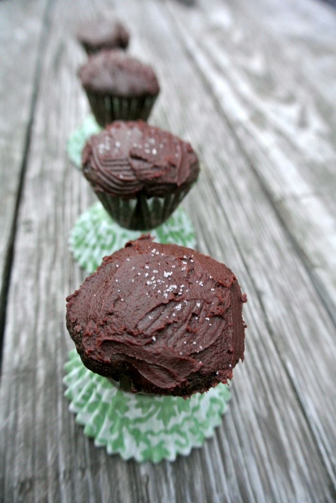 Salted Caramel Chocolate Cupcakes by Sweet Athena