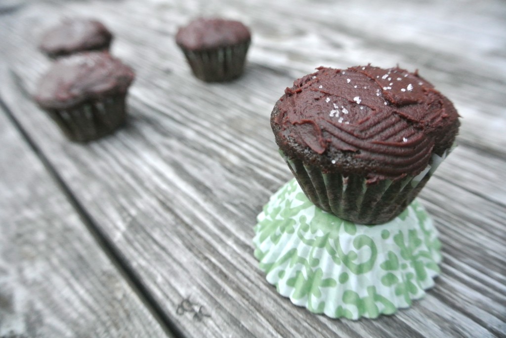Salted Caramel Chocolate Cupcakes by Sweet Athena