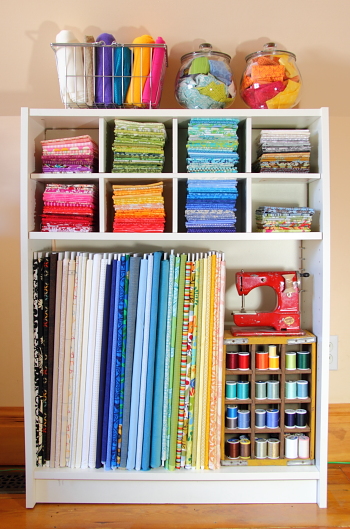 Organizing my fabric using comic book boards, How to fold fabric, IKEA  Craft Room Organization 