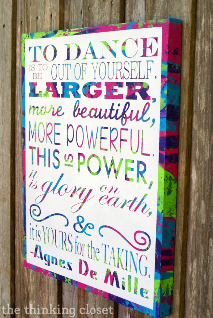 D.I.Y. Subway Art Canvas: Tutorial & Free Cut File | The Thinking Closet D.I.Y. Subway Art Canvas: Tutorial & Free Cut File | The Thinking Closet