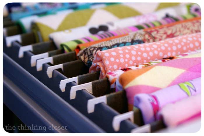 Filing Fabric & Fabric Organization Round-Up | The Thinking Closet