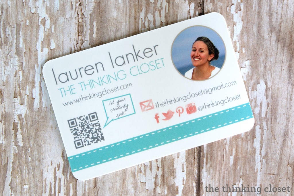 My New Moo Business Cards!  by The Thinking Closet