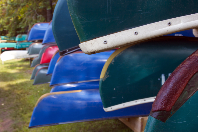 HoneyRock canoes. HoneyRock canoes.