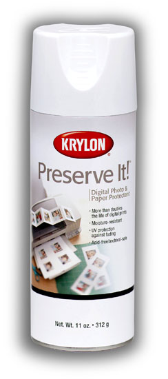 Krylon Preserve It Paper Protectant