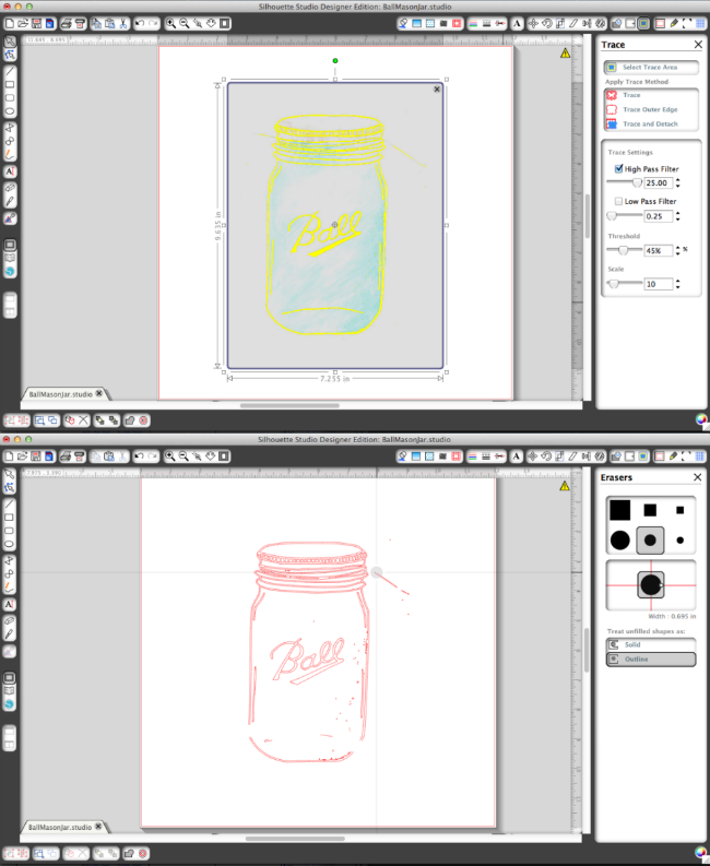 How to create sketch pen mason jar art in Silhouette Studio. How to create sketch pen mason jar art in Silhouette Studio.