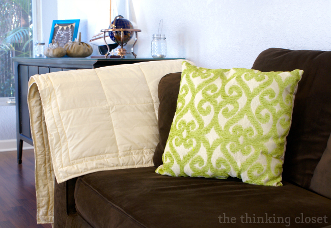 Decorative pillows can help transition a couch into a new season. Decorative pillows can help transition a couch into a new season.