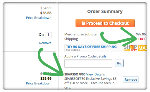 Savings! Savings!