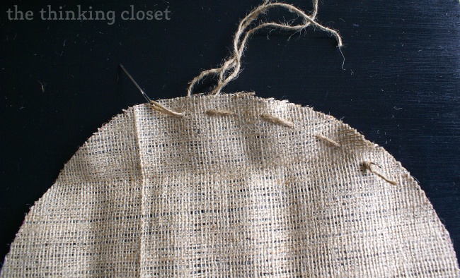 Thread Twine around the Circumference Thread Twine around the Circumference