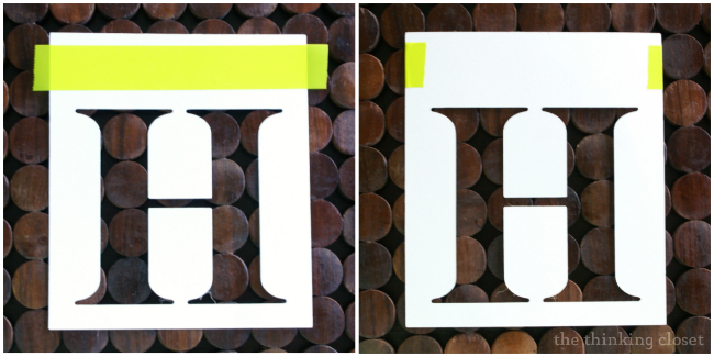 Adding an embellishment of Scotch Expressions Tape to the top of each banner letter. #ExpressionsTape #ad