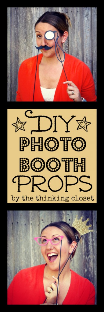 DIY Photo Booth Props - - Tutorial and free cut file via thinkingcloset.com DIY Photo Booth Props - - Tutorial and free cut file via thinkingcloset.com