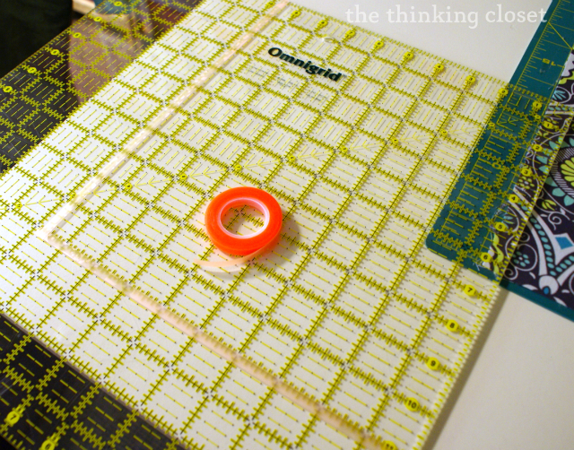 Glow-Line Tape in action! A time-saver. via thinkingcloset.com Glow-Line Tape in action! A time-saver. via thinkingcloset.com