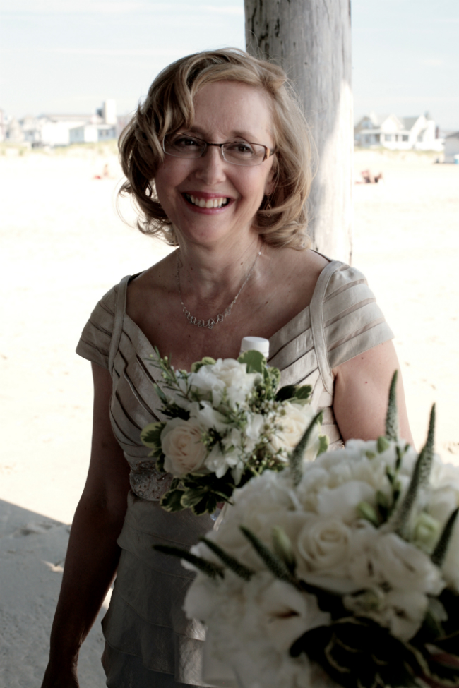 Mom Mom...the beauty and brains behind the Welcome Buckets! via thinkingcloset.com