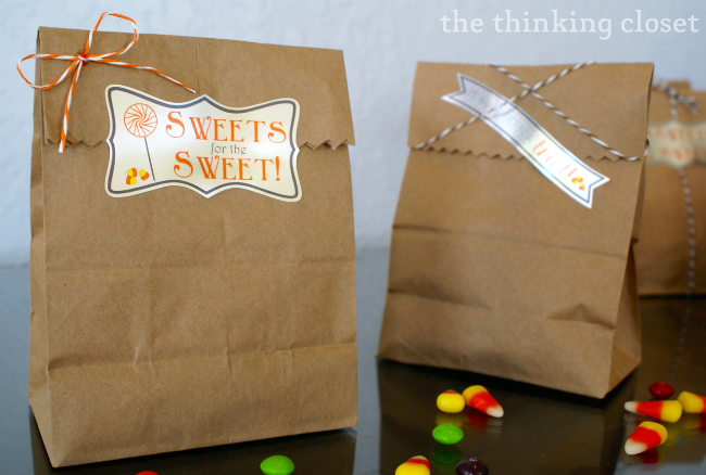 "Sweets for the Sweet" - - one of two free cut files for Silhouette Studio shared in a Halloween Treat Bag Tutorial! via thinkingcloset.com "Sweets for the Sweet" - - one of two free cut files for Silhouette Studio shared in a Halloween Treat Bag Tutorial! via thinkingcloset.com