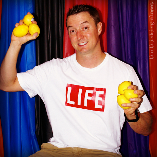 "When Life Gives You Lemons..." plus clever costumes from all 9 years of Lanker Family Punny Halloween Costume History. Most epic and hilarious family costume round-up ever (especially for lovers of visual humor and dad jokes and all the puns) via thinkingcloset.com