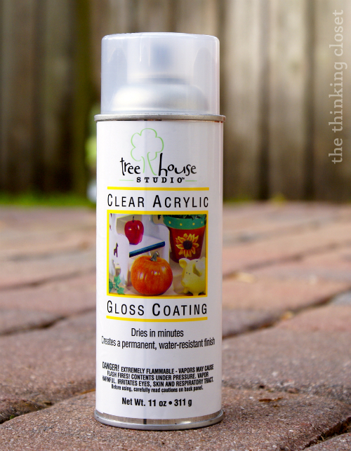Clear Acrylic Gloss Spray Sealant