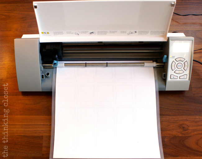 Silhouette Cameo at work cutting Polaroid frames! Silhouette Cameo at work cutting Polaroid frames!