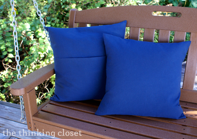 DIY Envelope Pillow Covers! Great sewing project for beginners. Via thinkingcloset.com DIY Envelope Pillow Covers! Great sewing project for beginners. Via thinkingcloset.com