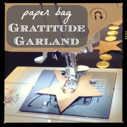 Paper Bag Gratitude Garland