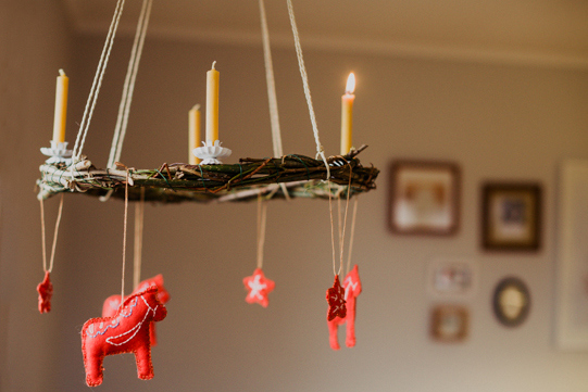 Handmade Advent Wreath by Tidy Tipsy