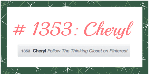 Giveaway Winner! Giveaway Winner!