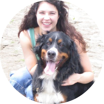 Joy the Bernese Mountain Dog and her owner, my SIL, Ashlee. Joy the Bernese Mountain Dog and her owner, my SIL, Ashlee.