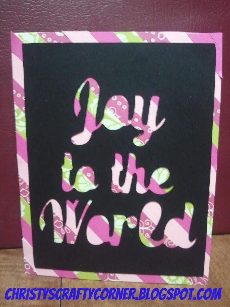 "Joy To The World" Card featured in The Thinking Closet Reader Showcase!