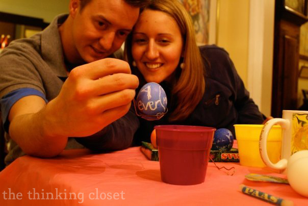 Dye eggs! 1 of 101 Creative Date Nights on a Dime! via thinkingcloset.com Dye eggs! 1 of 101 Creative Date Nights on a Dime! via thinkingcloset.com