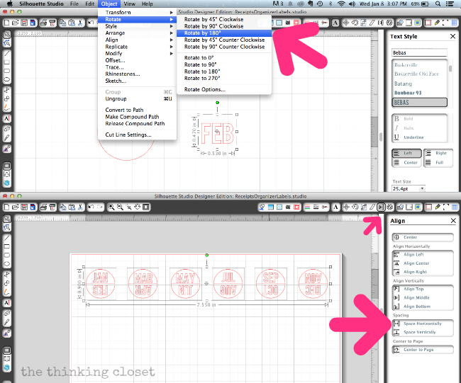 Designing File Tabs in Silhouette Studio Designing File Tabs in Silhouette Studio