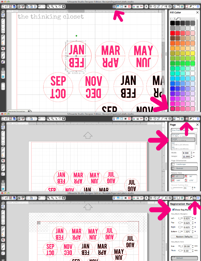 Designing File Tabs in Silhouette Studio Designing File Tabs in Silhouette Studio