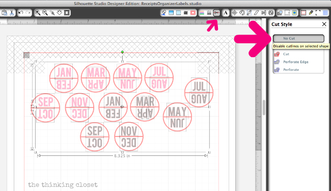 How to do a print and cut design in Silhouette Studio.
