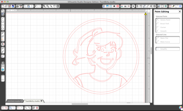 Cleaned up "Betty Cooper" cut file in Silhouette Studio. via thinkingcloset.com Cleaned up "Betty Cooper" cut file in Silhouette Studio. via thinkingcloset.com