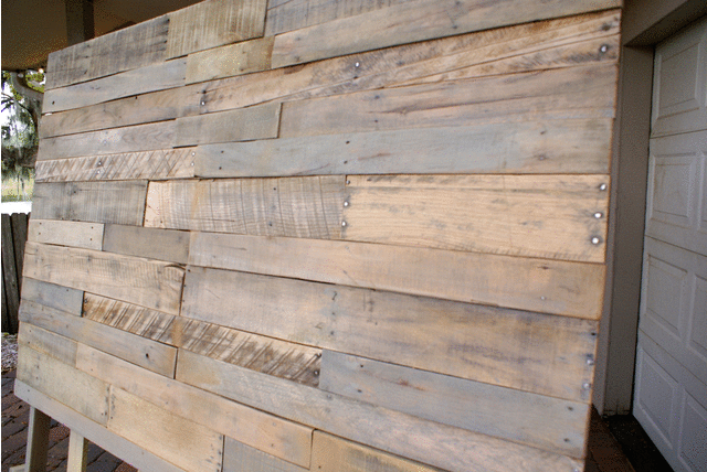 So You Want To Build A Pallet Headboard, How To Make A King Size Headboard Out Of Wood Pallets