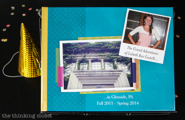 Have a photo book on display at a graduation party to share photo highlights from the last several years! via thinkingcloset.com Have a photo book on display at a graduation party to share photo highlights from the last several years! via thinkingcloset.com