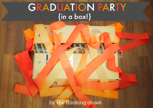Instagram-Themed Graduation Party {in a box}! Sending love through the mail.... via thinkingcloset.com