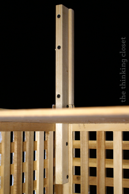 IKEA Hack: Such Great Heights with HOL Side Tables via thinkingcloset.com IKEA Hack: Such Great Heights with HOL Side Tables via thinkingcloset.com