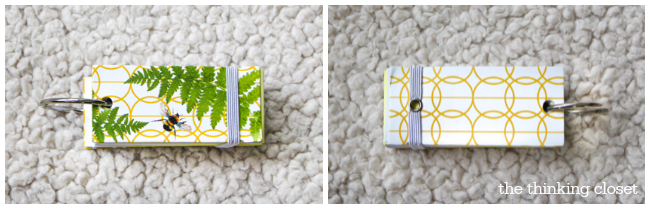 Mini-Book...a great place to record a new baby's first memories! via thinkingcloset.com Mini-Book...a great place to record a new baby's first memories! via thinkingcloset.com