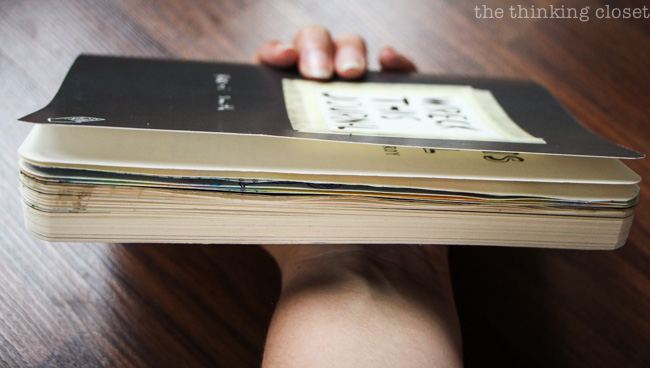 Wreck This Journal: After the First Wrecking via thinkingcloset.com Wreck This Journal: After the First Wrecking via thinkingcloset.com