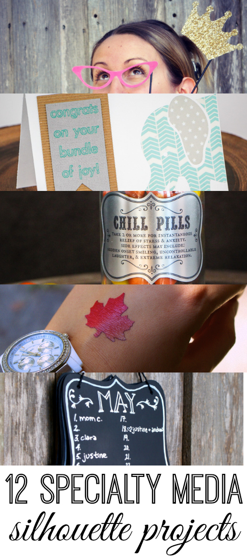 12 Specialty Media Projects to create with your Silhouette Machine! No time to waste - - gotta get creating! via thinkingcloset.com 12 Specialty Media Projects to create with your Silhouette Machine! No time to waste - - gotta get creating! via thinkingcloset.com