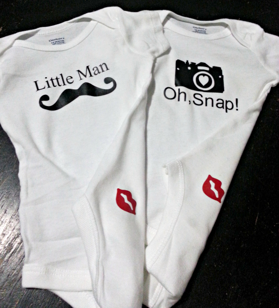 Holy cuteness, Batman!  This collection of baby onesies is my one-stop-shop for inspiration! 